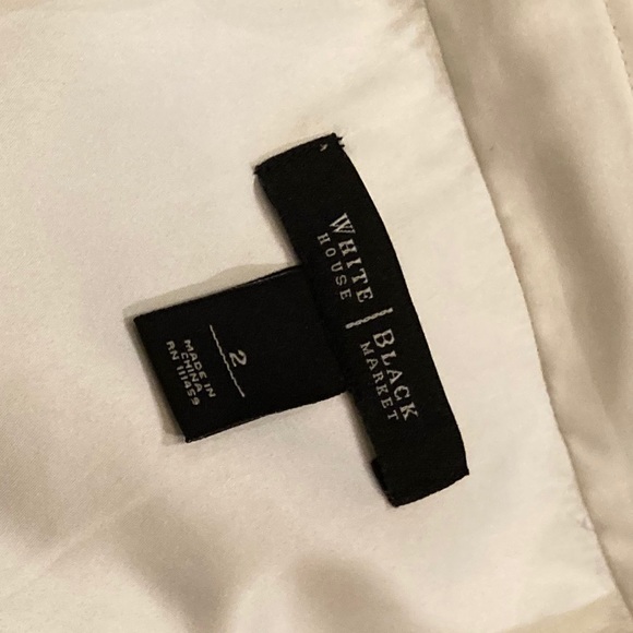 White & Black Market Ruffled Collar Dress: Size 2 - Picture 12 of 12